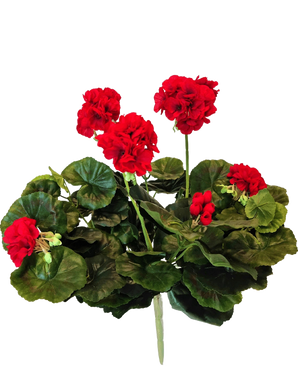 Künstliche Geranie 40 cm rot