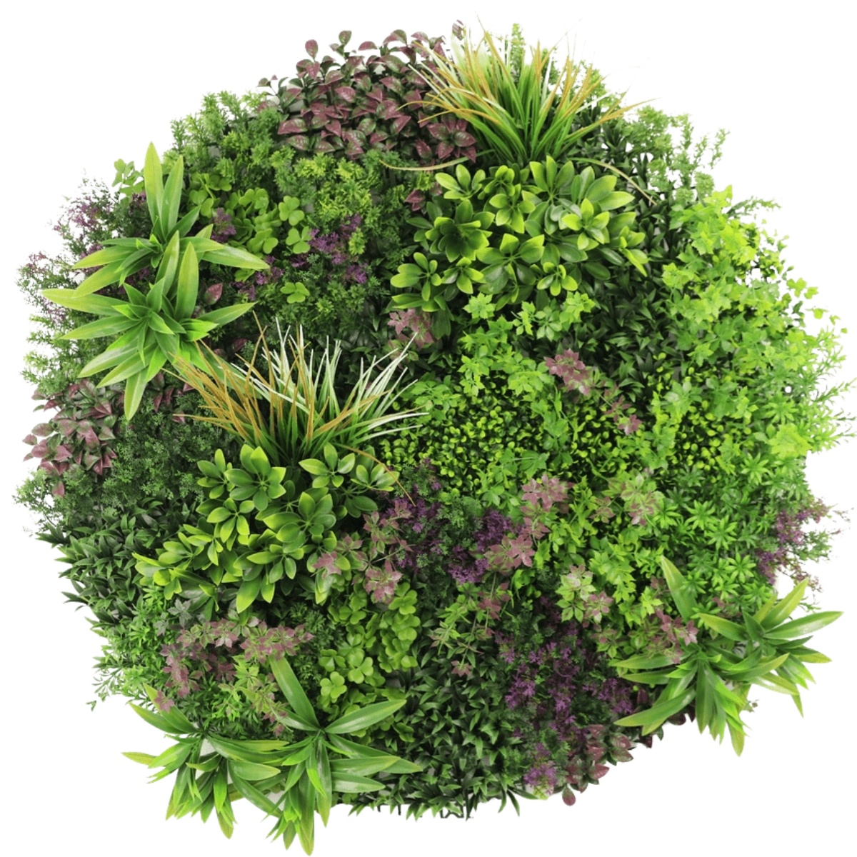 Künstliche Hecke auf Rahmen