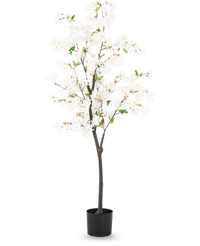 Künstliche Kirschblüte 150 cm weiß