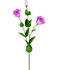 Künstliche Eustoma Real Touch Rosa 72cm