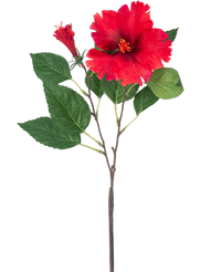 Künstliche Blume Hibiskus 73 cm rot
