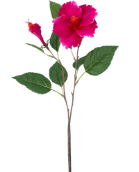 Künstliche Blume Hibiskus 73 cm rosa