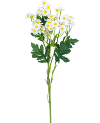 Künstliche Blume Gänseblümchen Mini 61 cm weiß