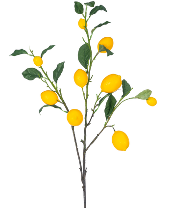 Künstlicher Zitronenzweig 104 cm gelb – Easyplants Deutschland