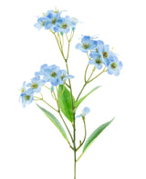 Kunstbloem Orchidee Real Touch Blauw 50 cm