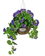 Künstliche Begonie rot im Korb UV 70cm