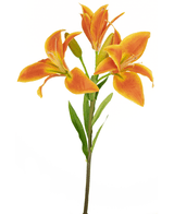 Künstliche Blume Asiatische Lilie 66 cm orange