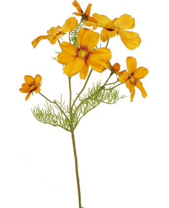 Künstliche Blume Cosmos 74 cm orange