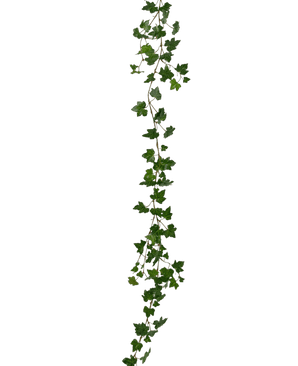 Künstliche hängende Efeugirlande deluxe 180 cm grün