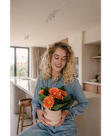 Kunstpflanze Gerbera 28 cm orange