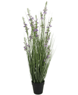 Kunstrasen Hirse Zwiebel Gras Topf 90cm feuerhemmend