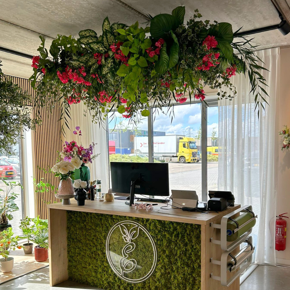 künstlicher farn hängend Künstliche Hängepflanze Farn mit Wurzeln d55 cm – Easyplants Deutschland
