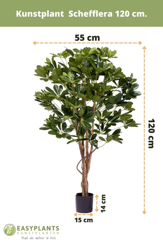 Künstliche Pflanze Schefflera 120 cm.