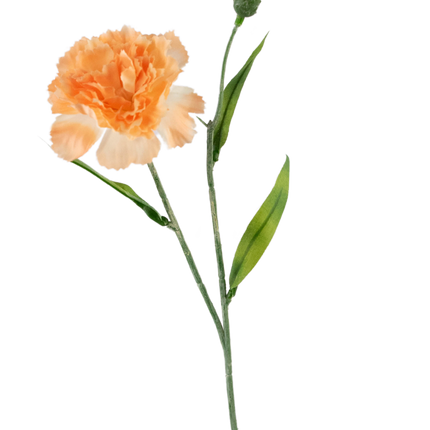 Künstliche Blume Nelke 40 cm Pfirsich