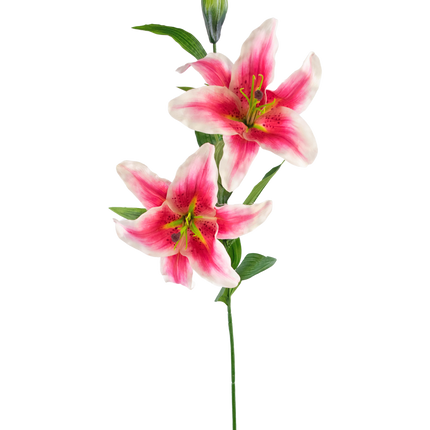 Künstliche Lilie 85 cm rosa