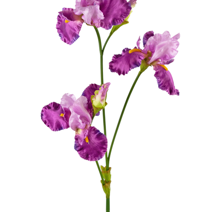 Künstliche Blume Iris 102 cm lila