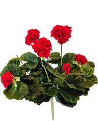 Künstliche Geranie 40 cm rot