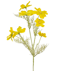 Künstliche Blume Cosmos 74 cm gelb